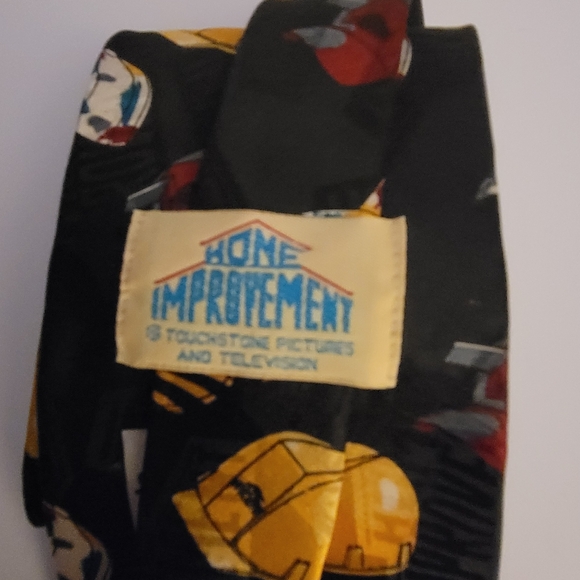 Tim Allen Home Improvement Tool Time Neck Tie 1990s Work Hats Touchstone - Picture 4 of 6